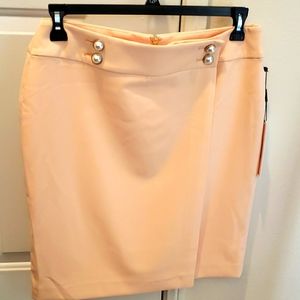 Calvin Klein Peach Suit Skirt Size 12P